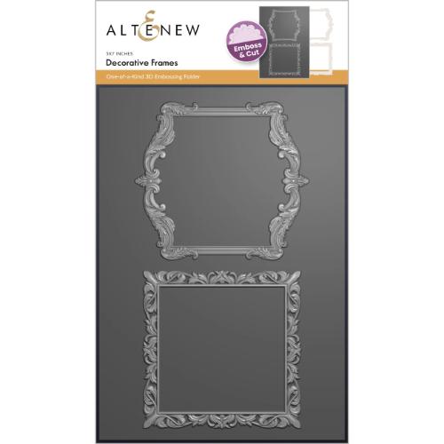 Altenew - Decorative Frames 3D Embossing Folder & Die Set