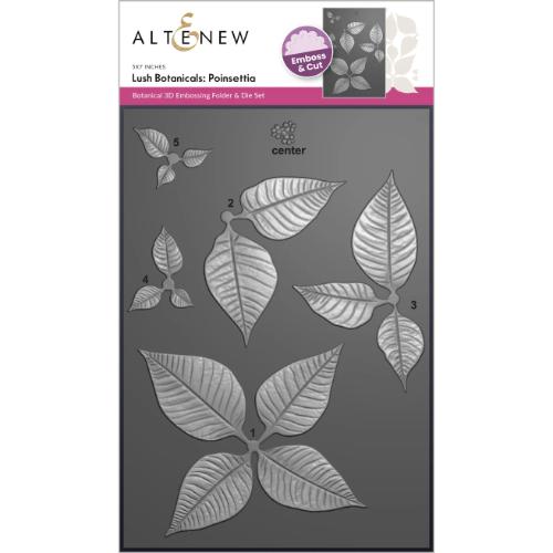 Altenew - Lush Botanicals: Poinsettia 3D Embossing Folder & Die Set