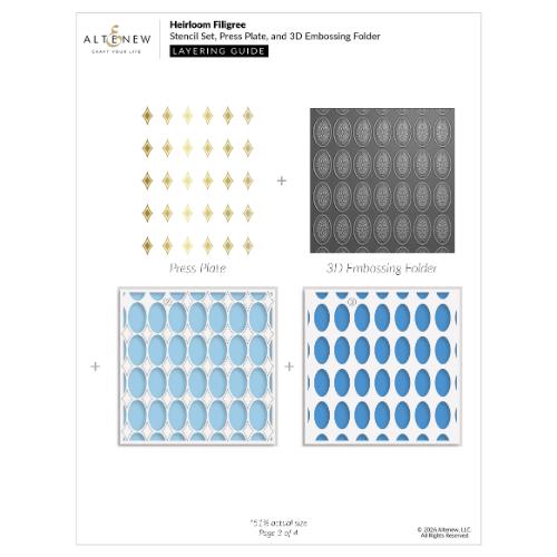 Altenew - Heirloom Filigree - Complete Bundle - Postage as per Actual