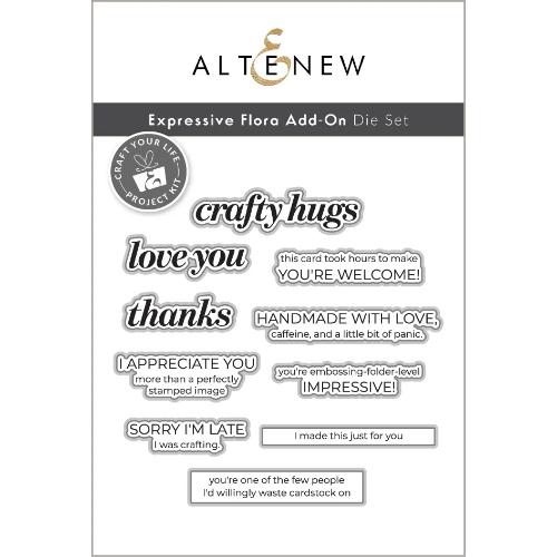 Altenew - Craft Your Life Project Kit: Expressive Flora & Add-on Die Bundle - Postage as per Actual