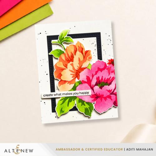 Altenew - Build-A-Garden: Joy in Bloom & Add-on Die Bundle - Postage as per Actual