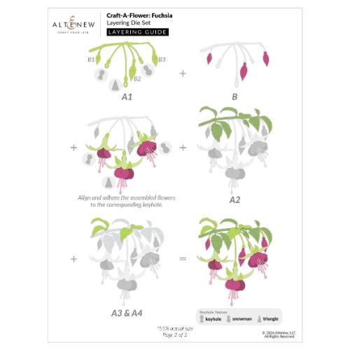 Altenew - Craft-A-Flower: Fuchsia Layering Die Set