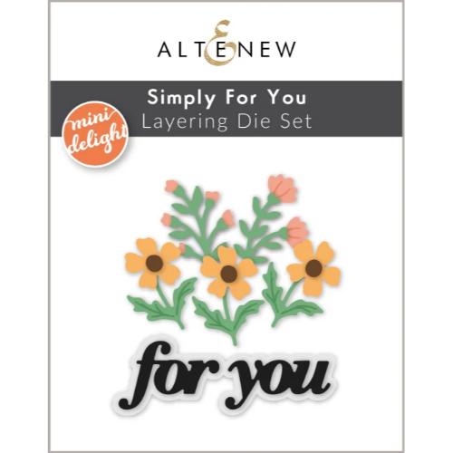 Altenew - Mini Delight: Simply For You Stamp & Layering Die Set