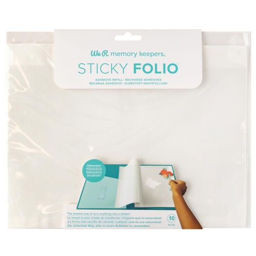 We R Memory Keepers Sticky Folio Refills 10/pkg Permanent Micro Dot Sheets - Postage as per Actual