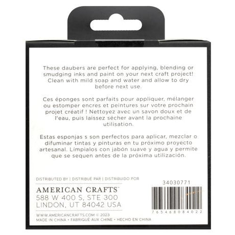 American Crafts Vicki Boutin Mixed Media Sponge Paint Daubers (25pcs)