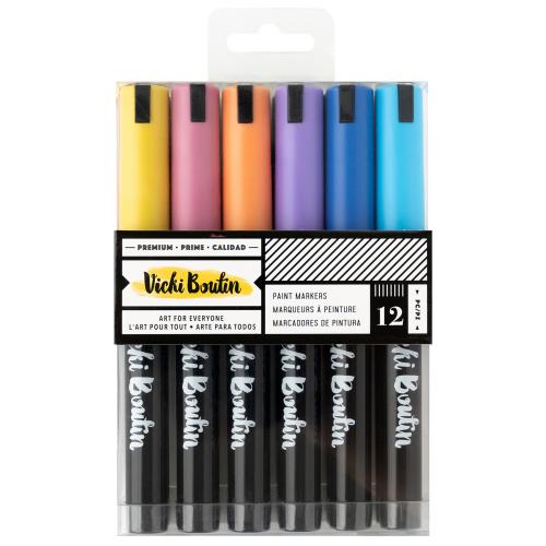 American Crafts Vicki Boutin Mixed Media Paint Markers (12pcs)