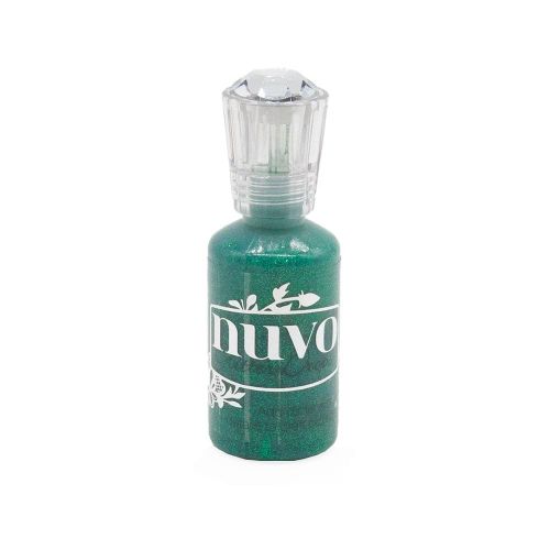 Nuvo Glitter Drops 1.1oz Grotto Green