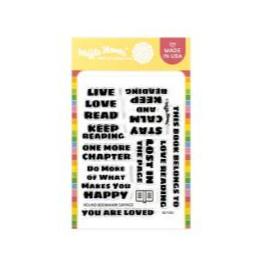 Waffle Flower - Round Bookmark Sayings Stamp Set
