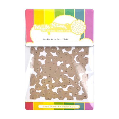 Waffle Flower - Random Dots Foil Plate