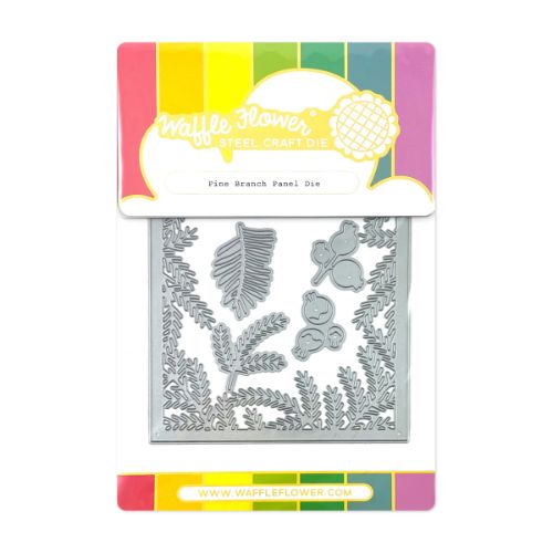 Waffle Flower - Pine Branch Panel Die