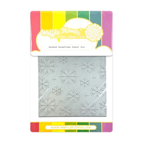 Waffle Flower - Dashed Snowflake Panel Die