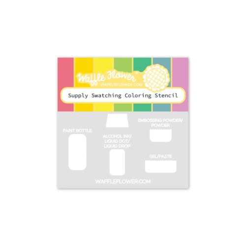 Waffle Flower - Supply Swatching Coloring Stencil