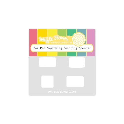 Waffle Flower - Ink Pad Swatching Coloring Stencil