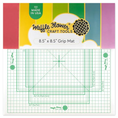 Waffle Flower - 8.5x8.5 Grip Mat - Postage as per Actual
