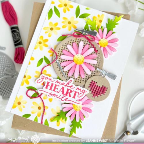 Waffle Flower - Stitchable Hoops Die