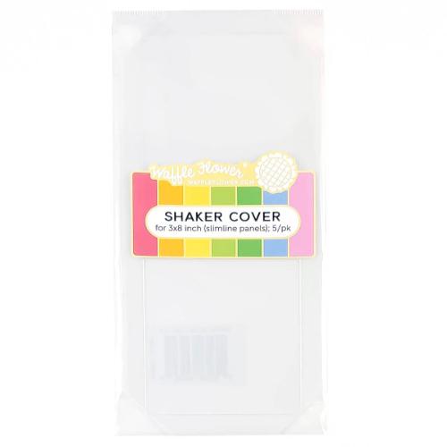 Waffle Flower - Shaker Cover - 3"x8" Flat Slimline - 5/pk