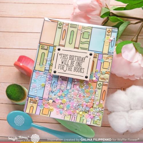 Waffle Flower - Round Critter Bookmark Stamp Set