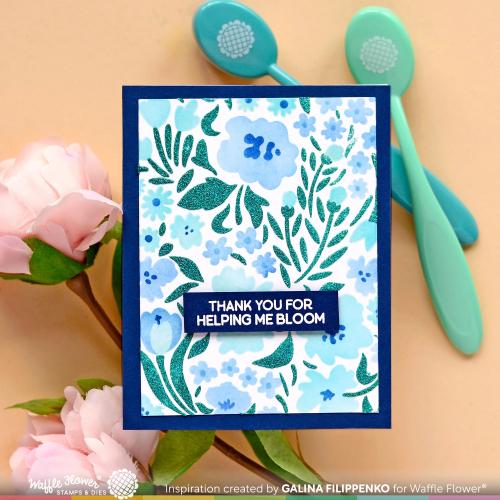 Waffle Flower - Small Sentiments Bloom Stamp Set
