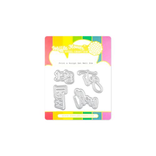 Waffle Flower - Print & Script Get Well Die
