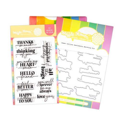 Waffle Flower - Sweet Lattice Sentiments Combo V2