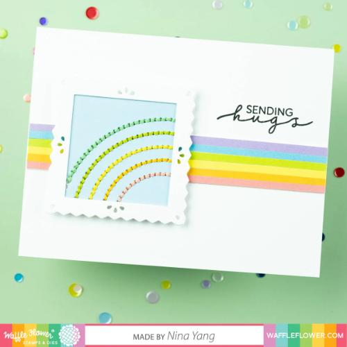 Waffle Flower - Nesting Dotted Circles Die