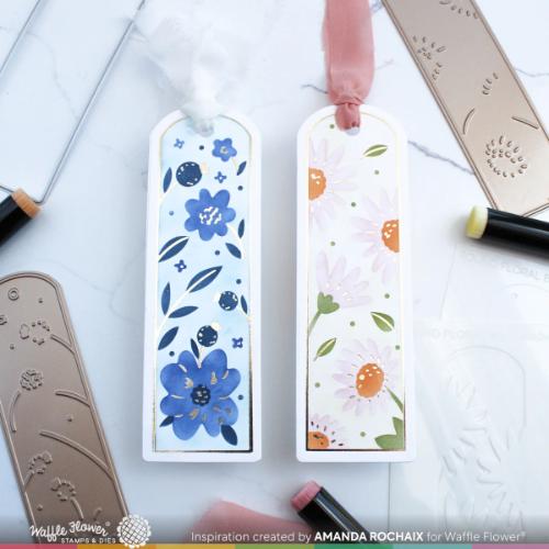 Waffle Flower - Round Bookmark Foil Plate