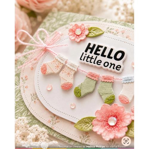 Waffle Flower - Baby Announcement Sentiments Combo