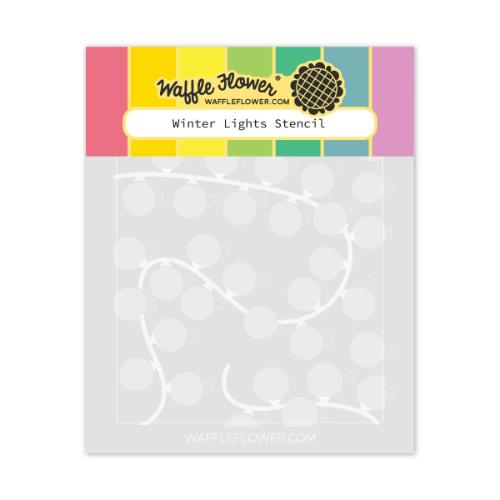 Waffle Flower - Winter Lights Stencil