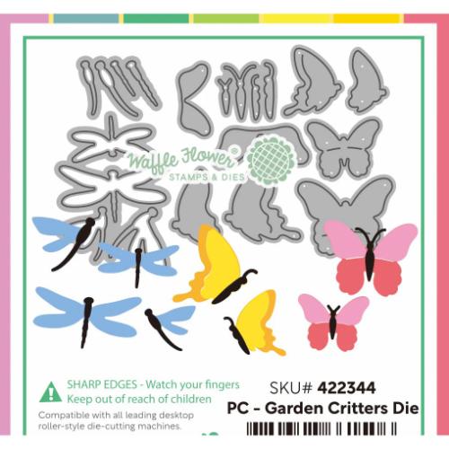 Waffle Flower - Postage Collage Garden Critters Die