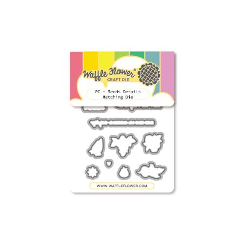 Waffle Flower - Postge Collage Seeds Details Matching Die