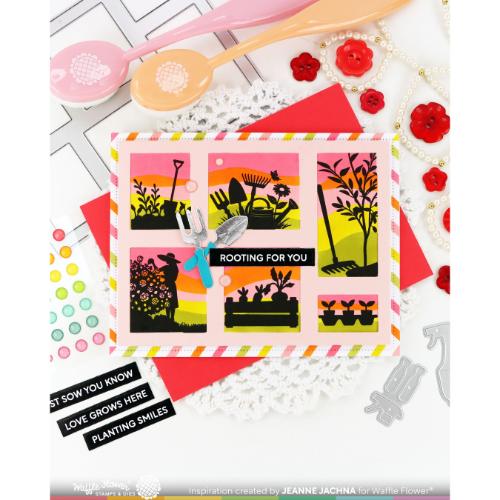Waffle Flower - Postage Collage Gardening Add-ons Die
