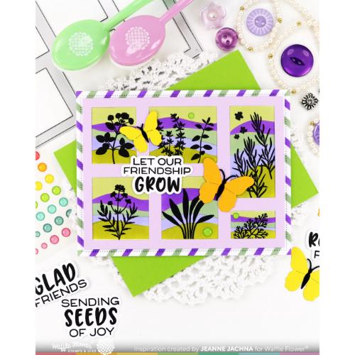 Waffle Flower - Postage Collage Herb Silhouettes Stamp Set