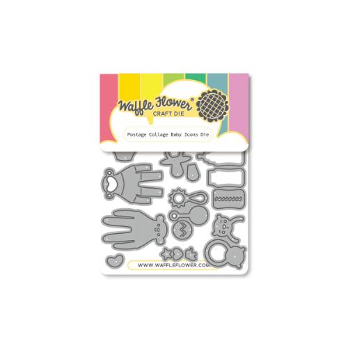 Waffle Flower - Postage Collage Baby Icons Die