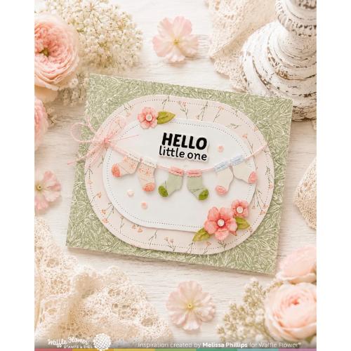 Waffle Flower - Postage Collage Baby Icons Die