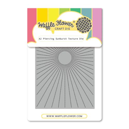 Waffle Flower - A2 Piercing Sunburst Texture Die