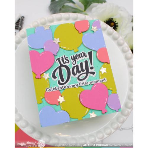 Waffle Flower - Balloon Frame Die