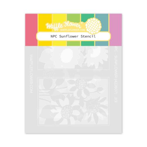 Waffle Flower - NPC Sunflower Stencil