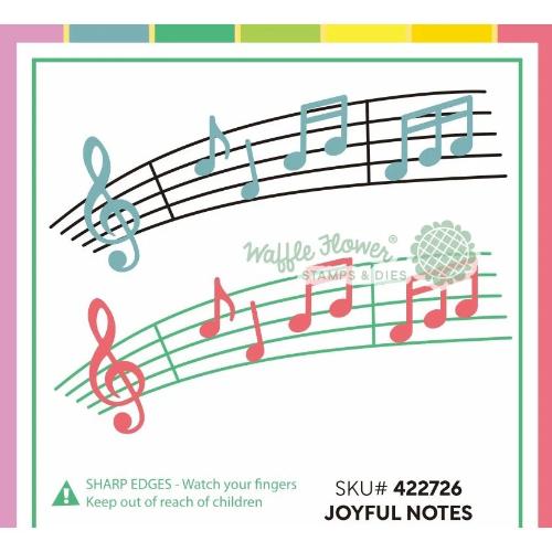 Waffle Flower - Joyful Notes Die