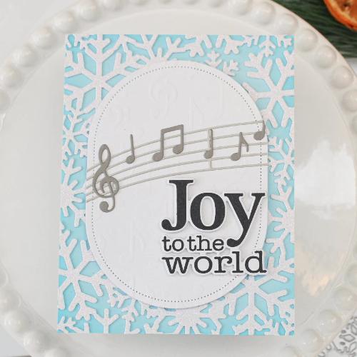 Waffle Flower - Joy Sentiments Matching Die