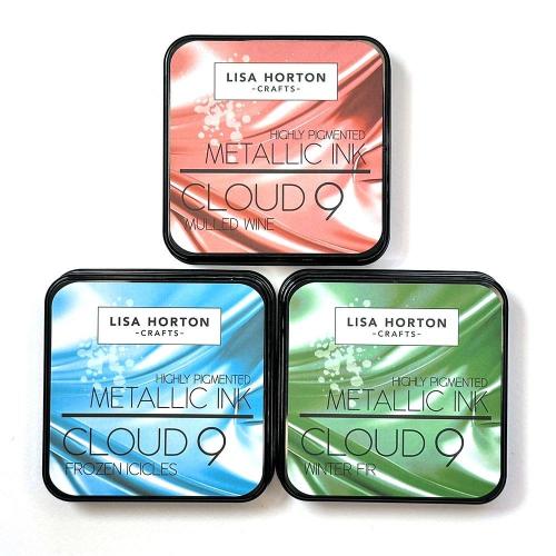 Lisa Horton Crafts Winter 2025 Metallic Ink Pads - Postage as per Actual