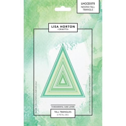 Lisa Horton Crafts Fundamentals Die Set-Nested Tall Triangle