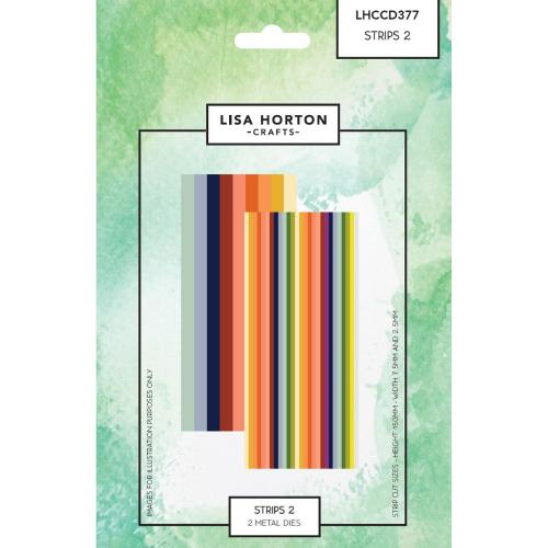 Lisa Horton Crafts Die Set-Strips Volume 2