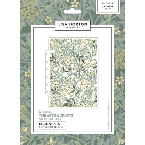 Lisa Horton Crafts - Layering Stencils Jasmine Vine (LHCAS260)