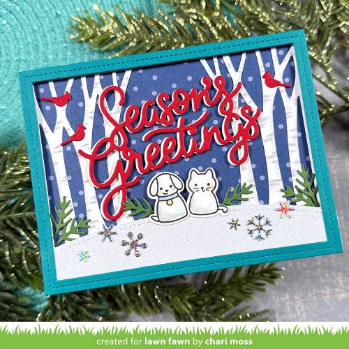 Lawn Fawn - Lawn Cuts - Giant Season's Greetings Die