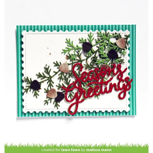 Lawn Fawn - Lawn Cuts - Giant Season's Greetings Die
