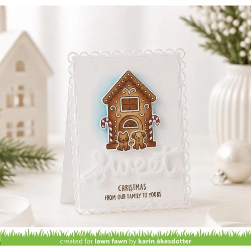 Lawn Fawn - Lawn Cuts - Scripty Sweet Outline Add-On Die