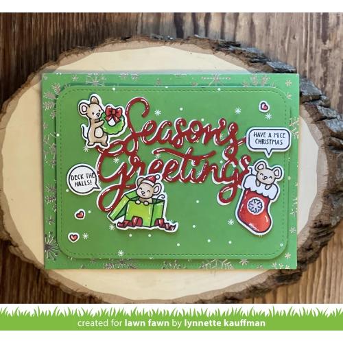Lawn Fawn - Stamps - A Mice Christmas
