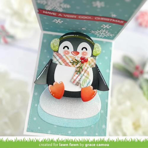 Lawn Fawn - Lawn Cuts - Big Hugs Penguin Dies