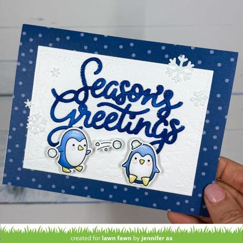 Lawn Fawn - Lawn Cuts - Big Hugs Penguin Dies