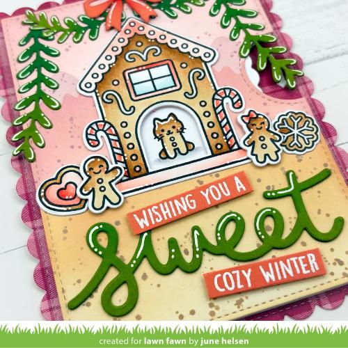 Lawn Fawn - Stamps - Gingerbread House